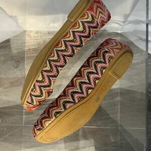 Shoes of Soul Woven Ballet Flats | Women’s Size 9 | Metallic Gold Thread Detail